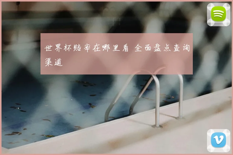 世界杯赔率在哪里看 全面盘点查询渠道
