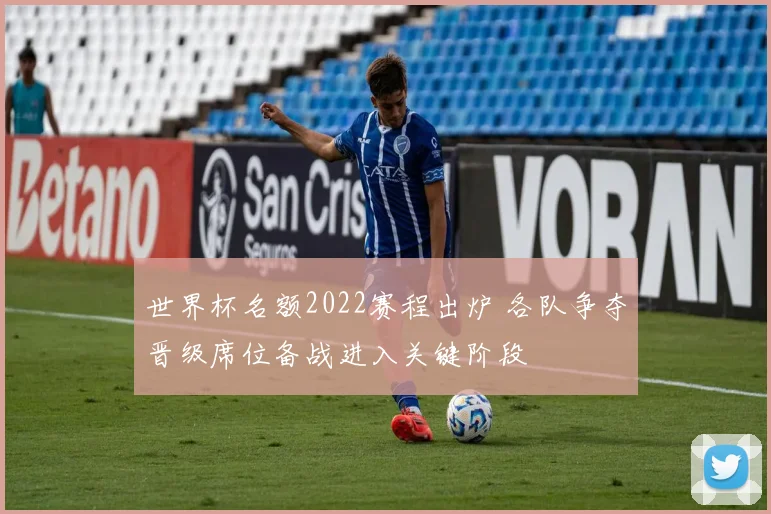 世界杯名额2022赛程出炉 各队争夺晋级席位备战进入关键阶段